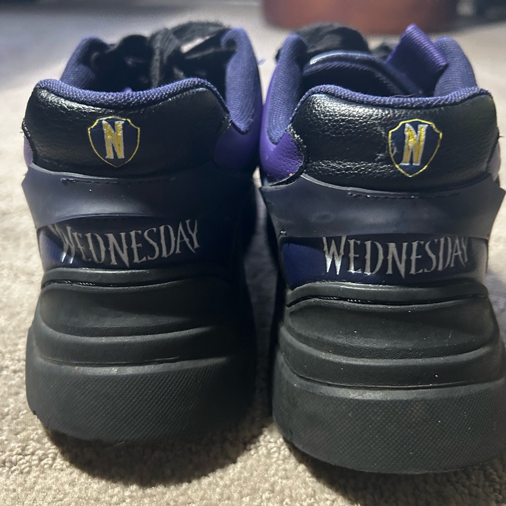ZARA Wednesday Nevermore Chunky Purple and Black Sneakers | EU 36 (9.0 inches) - Picture 6 of 8